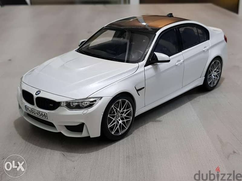 1/18 Norev BMW F80 M3 competition Dealer edition diecast model car 0