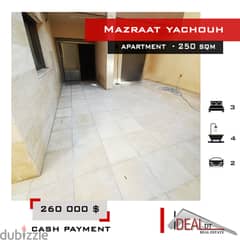 Apartment with terrace for sale in Mazraat yachouh 250 SQM REF#AG20162
