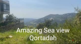 980 Sqm| Land Qortadah |Panoramic Sea (Beirut airport )&Mountain view 0