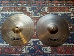 Original Mapex 14" thin hi hat cymbals