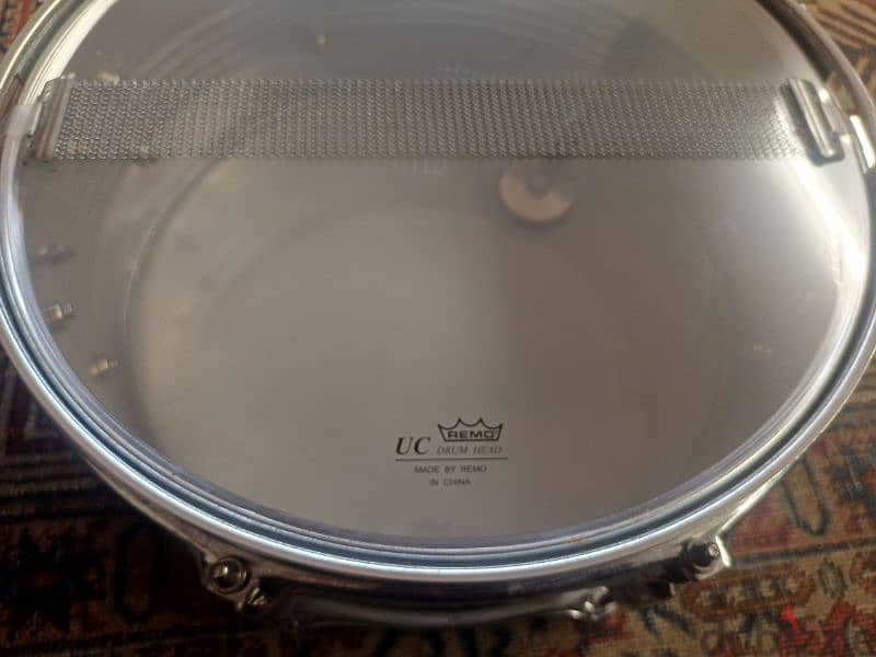 Professional stanless steel 14" snare drum  Remo heads 5