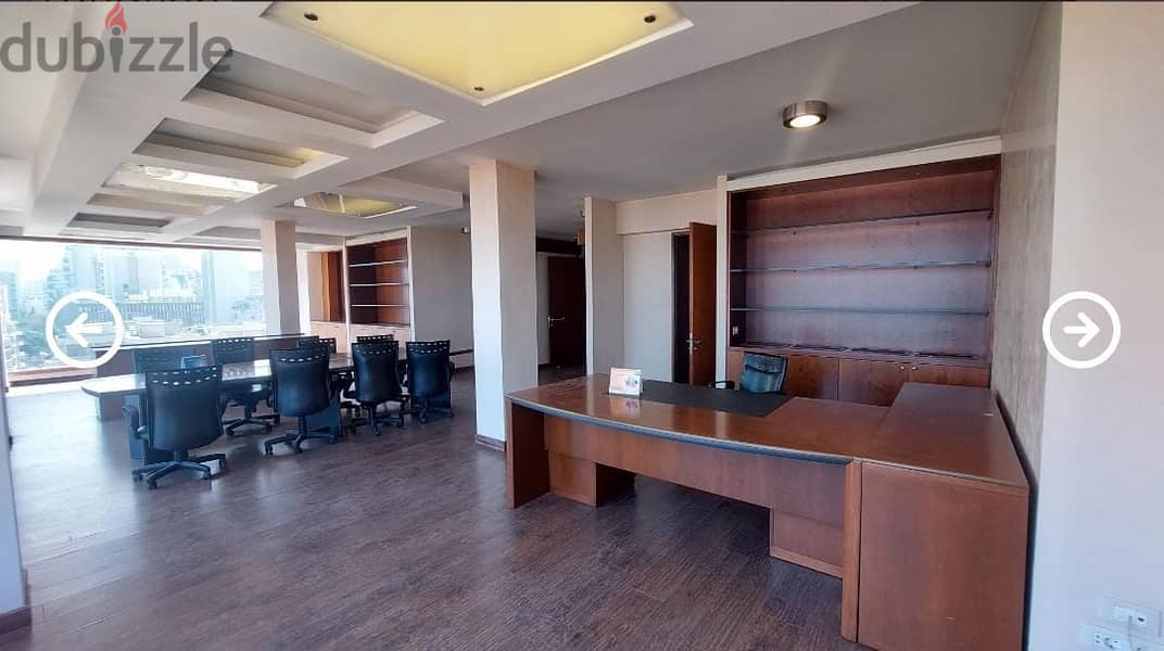 Luxurious Office in Hamra Semi furnished | Sea and city view 4