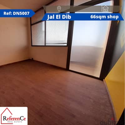 Catchy shop for rent  in Jal El Dib محل جذاب في جل الديب