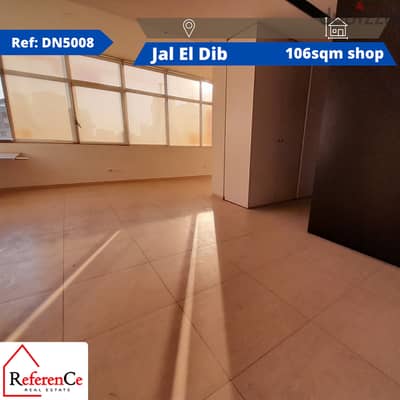 Prime shop/office in jal el dib محل/مكتب رئيسي في جل الديب