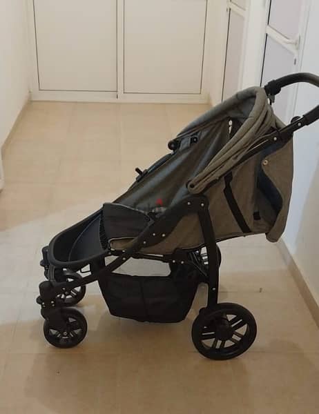 Stroller with extension porte bebe 1