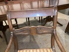 طاولة سفرة ريجنسي اصلية ١٢ كرسي مع درسوار