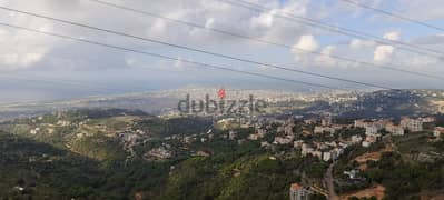 Beirut View I 1,000 SQM Land for sale in Bhamdoun Dayaa .