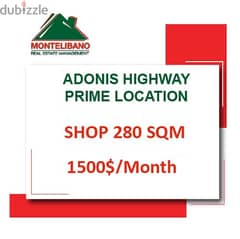 1500$/Cash Month!! Shop For rent in Adonis!! 0