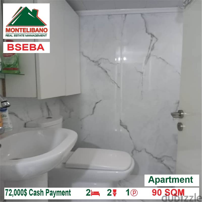 72,000$ Cash Payment!! Apartment for sale in Bseba!! 3