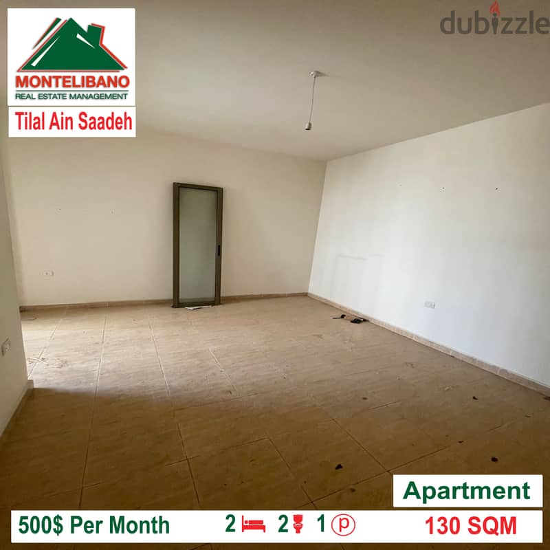 Apartment for rent in Tilal Ain Saadeh!! 2