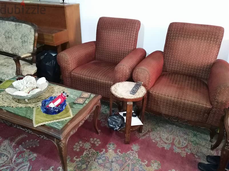 Fauteuils & meubles à vendre en très bon état / old furniture 4 sale 11