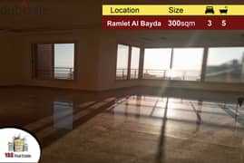 Ramlet Al Bayda 300m2 | Ultra prime Location | Luxury | PA | 0