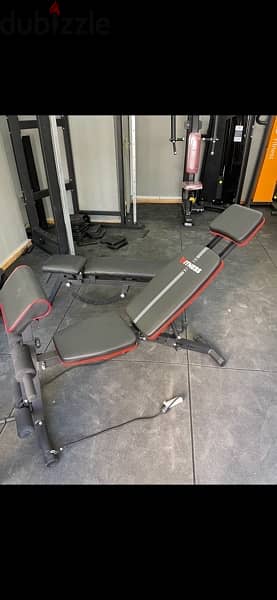 all you need for home workout bench adjustable new with legs & biceps 3