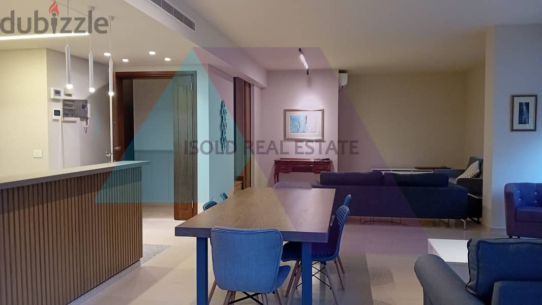 Furnished 203 m2 duplex +55 m2 rooftop for rent in Saify/Achrafieh 0