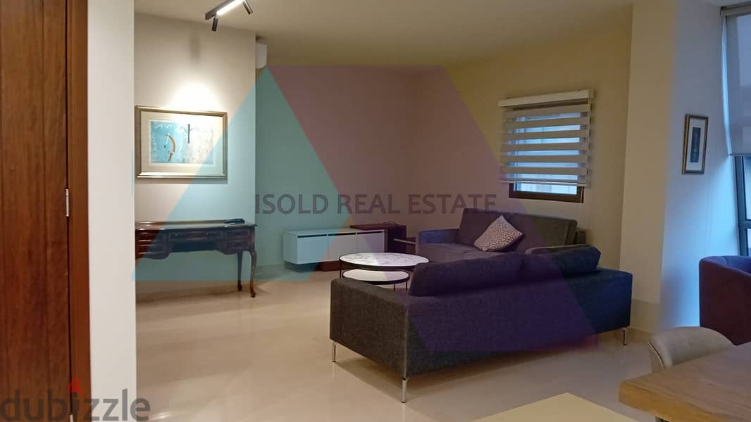 Furnished 203 m2 duplex +55 m2 rooftop for rent in Saify/Achrafieh 1