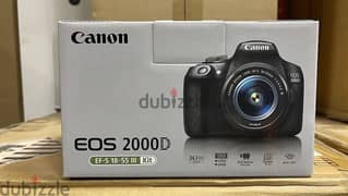 Canon Camera EOS 2000D EF-S 18-55 III Kit brand new