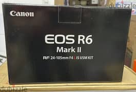 CANON EOS R6 MARK II RF 24-105mm F4 L IS USM KIT