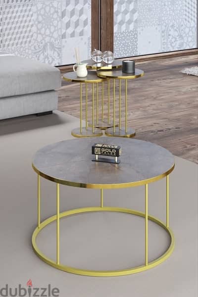 Coffee Table & 3 Side Tables