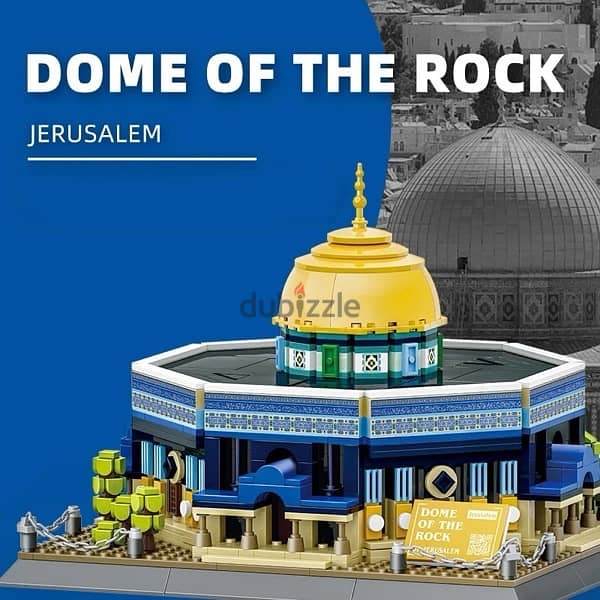 983 Pcs Dome of the Rock Lego Clipart 2