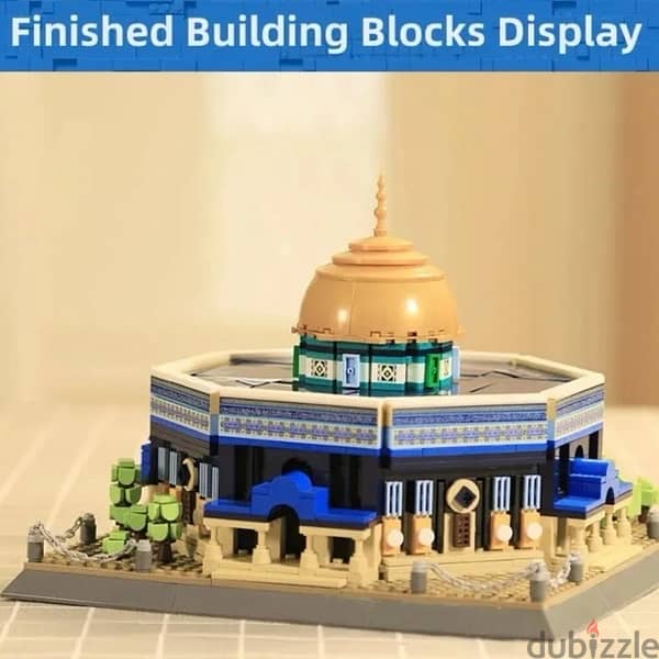 983 Pcs Dome of the Rock Lego Clipart 4