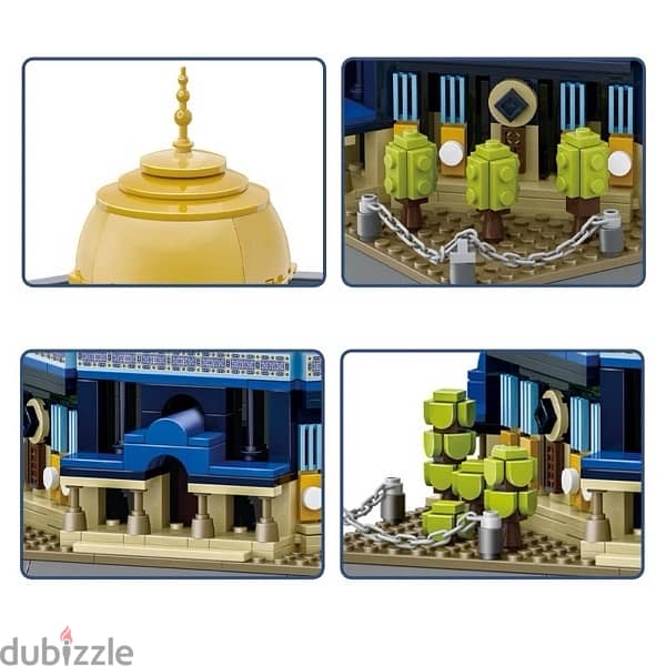 983 Pcs Dome of the Rock Lego Clipart 5