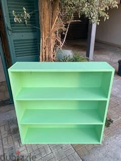 wood bookcases each one 38$- 80*80*20cm 0