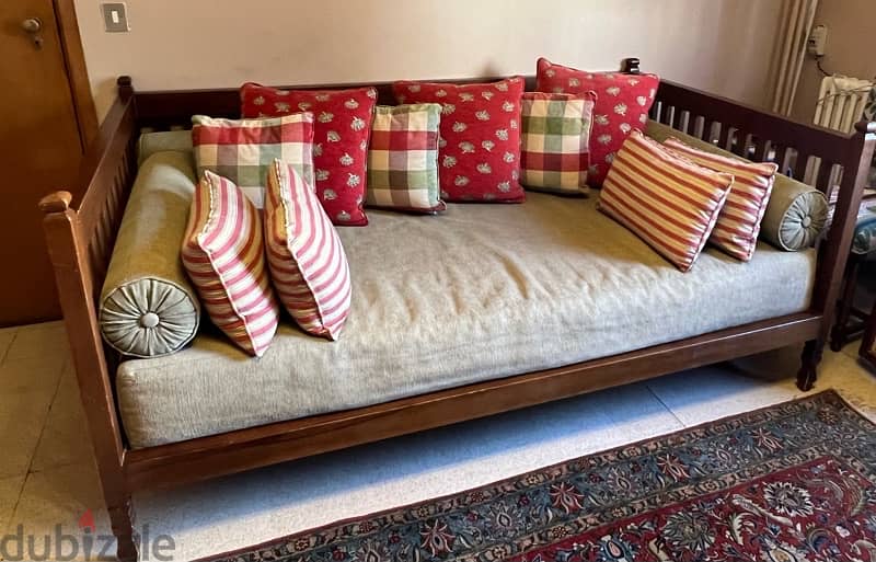 Sofa bed (Divan-lit) wood 2