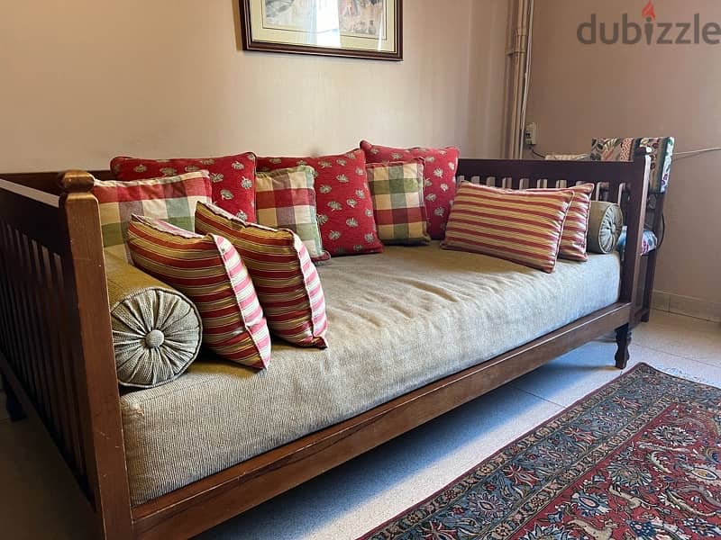 Sofa bed (Divan-lit) wood 5