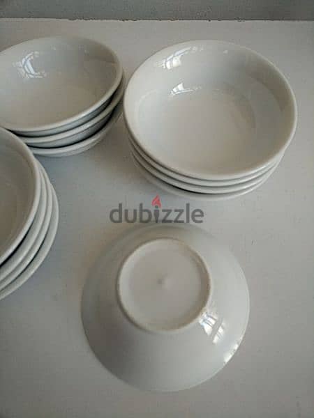 Set of 12 white porcelain cups - Not Negotiable 1