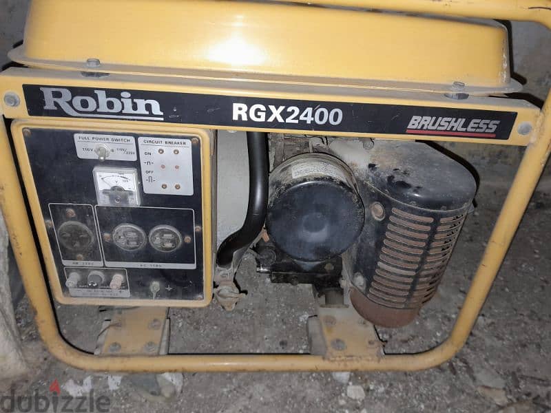 generator robin japan RGX 2400 very good condition like new 2