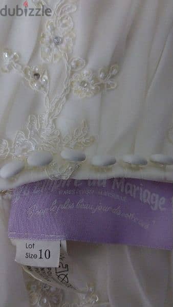 french wedding dress for sale size S M 3