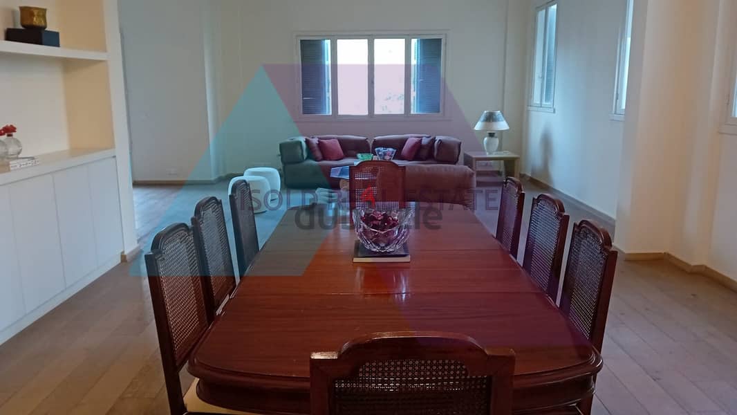 A furnished 350 m2 duplex apartment for rent in Achrafieh/Sursuck 3