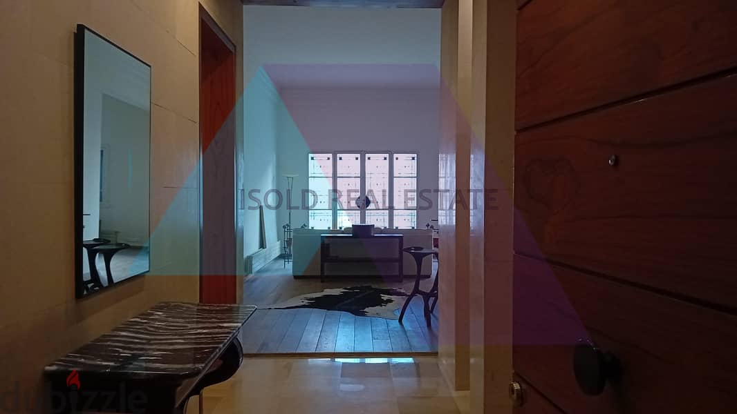 A furnished 350 m2 duplex apartment for rent in Achrafieh/Sursuck 15