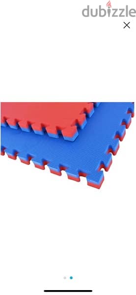 10 puzzle mat blue/red 3