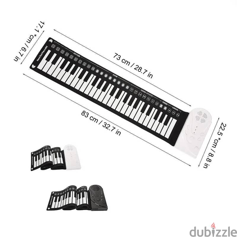 Aiersi RR49D Roll up Piano Keyboard (20% Off) 2