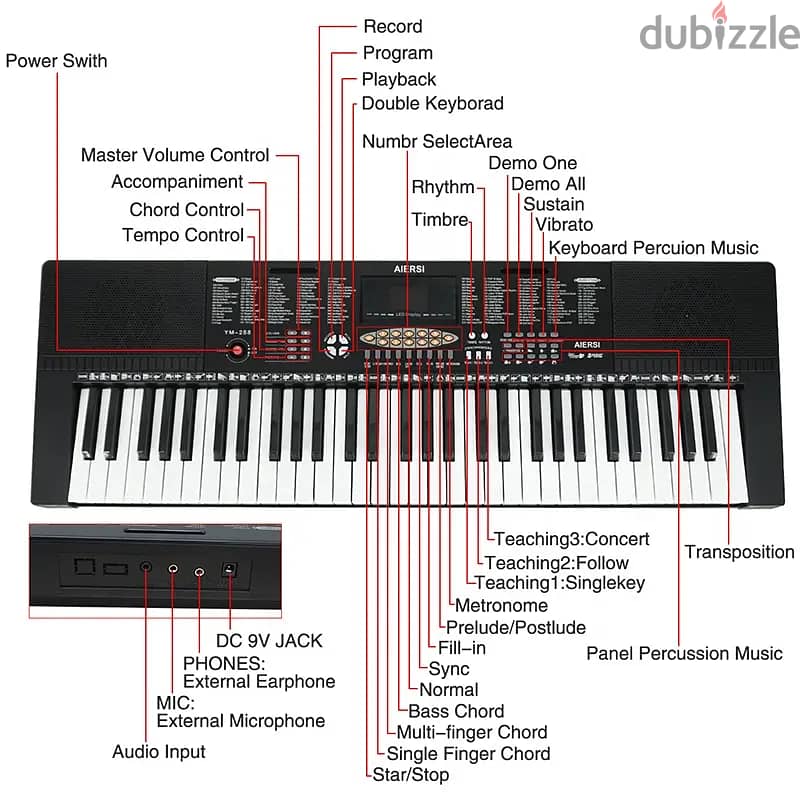 Aiersi ARS1288 Keyboard 2