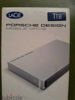 LaCie PORSCHE DESIGN slim mobile drive 1 TB new