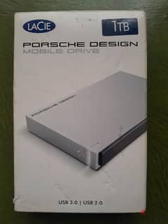 LaCie PORSCHE DESIGN slim mobile drive 1 TB new