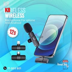K9 Wireless Microphone For Iphone And Android
