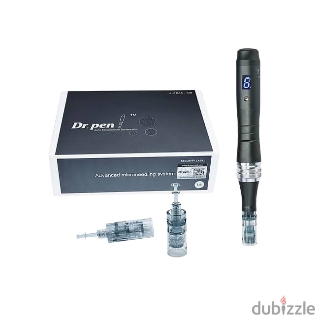Dr. Pen M8 Microneedling Pen, Cordless with 5 Cartridges 0.25mm 6
