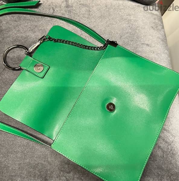 chloe wbag for women,  showlder bag green color 5