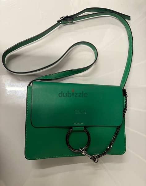 chloé bag for women,  showlder bag green color 13