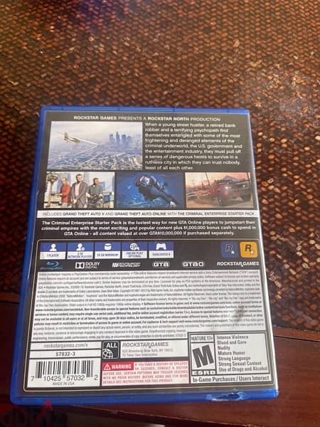 gta 5 CD original ps4 and ps5 never used 3
