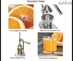 مكنة عصير البرتقال والليمون يدوي 0