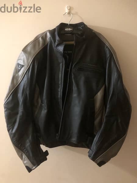 motorcyclist protection leather jacket 0