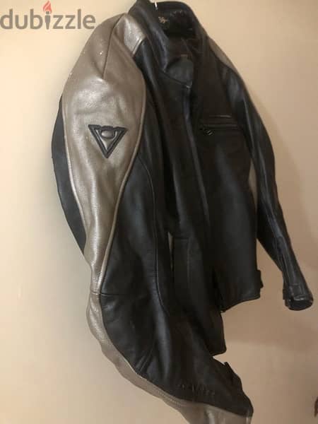 motorcyclist protection leather jacket 4