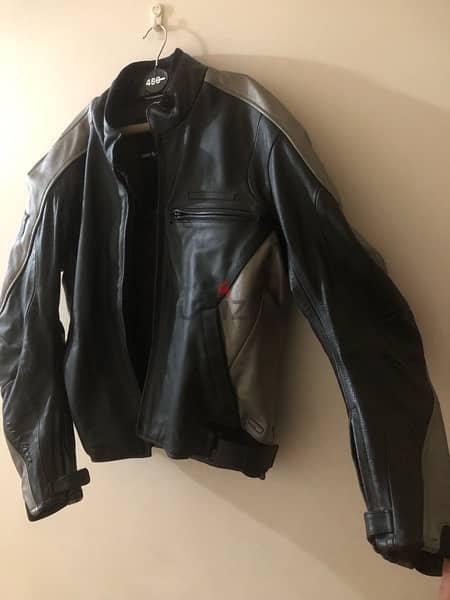 motorcyclist protection leather jacket 5