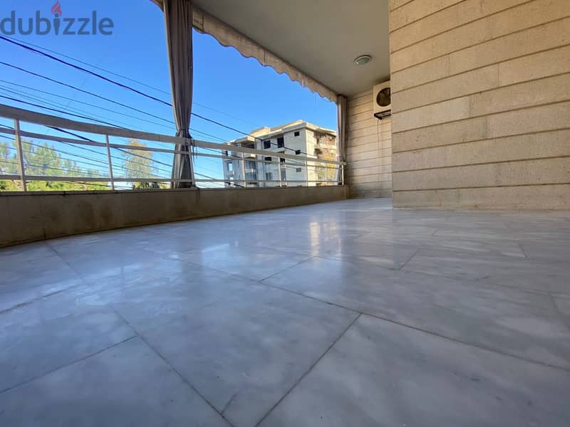 200 Sqm + 100 Sqm Terrace | Apartment for rent in Ain saadeh |Sea view 0