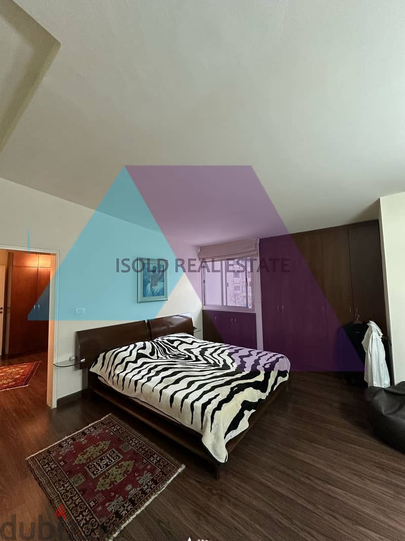 Furnished 300 m2 apartment+100 m2 terrace  for sale in Dik El Mehdi 15