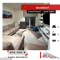 Furnished Apartment for sale in Baabdat 200 sqm ref#ag2016 0